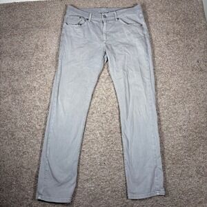 Mott & Bow Men's Gray Slim Fit Jeans - Size 34x32 - Premium Denim Pants
